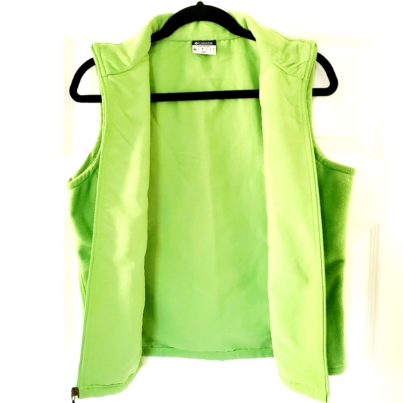 Columbia Bright Green Lightweight Quilted Vest - Picture 4 of 6